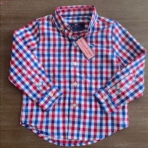Vineyard Vines Performance Whale Button Down Shirt